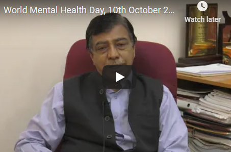 Address by Dr. G Gururaj, Director, NIMHANS on the eve of world mental health day 2020